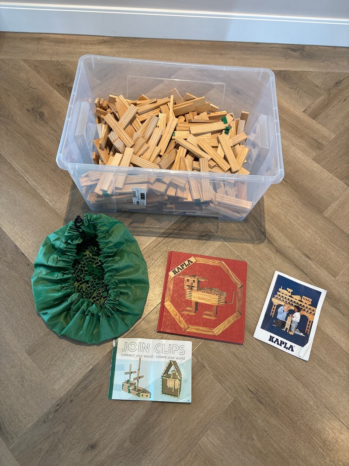 Grote set Kapla blokken met Join Clips, Ophalen, Zo goed als nieuw, Overige merken