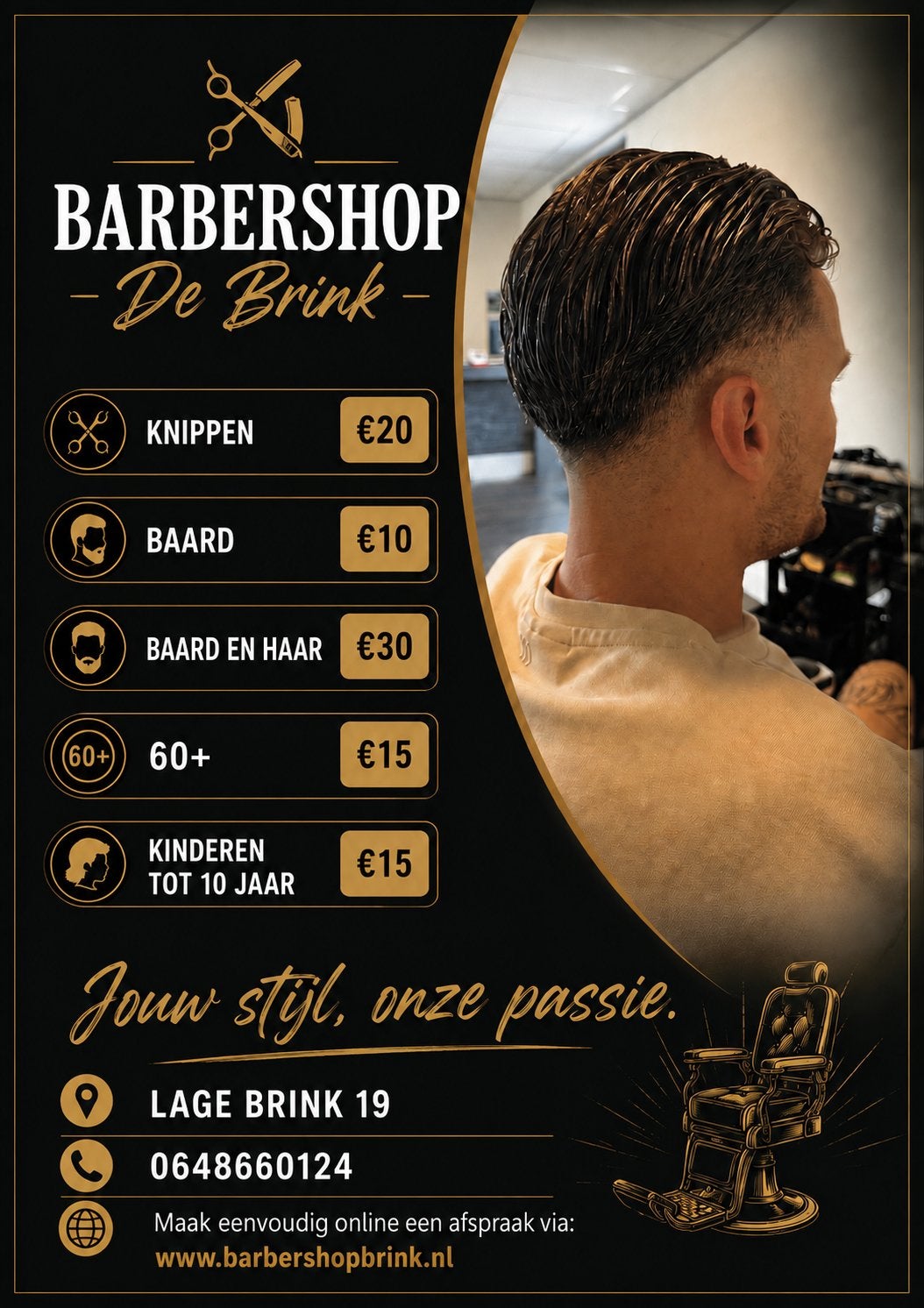 Kapper aangeboden, Knippen