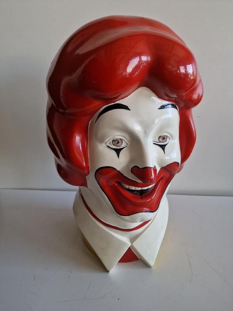 Ronald McDonald's  hoofd voor  ballonnen, Verzamelen, Poppetjes en Figuurtjes, Ophalen, Gebruikt