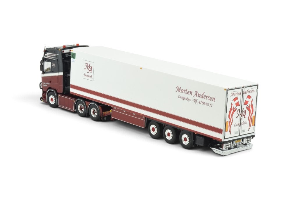 TEKNO SCANIA NEXT GEN KOELOPLEGGER MORTEN ANDERSEN, Hobby en Vrije tijd, Modelauto's | 1:50, Ophalen of Verzenden, Nieuw, Bus of Vrachtwagen