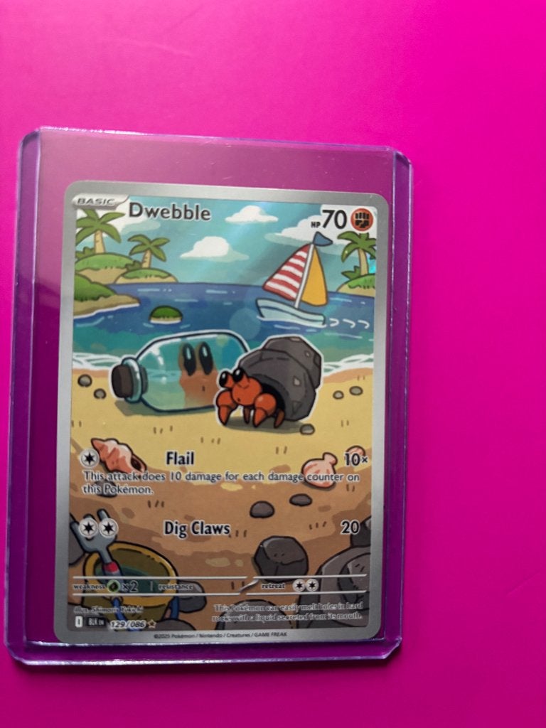 Dwebble 135/086 Black bolt, Ophalen of Verzenden, Zo goed als nieuw, Losse kaart, Foil