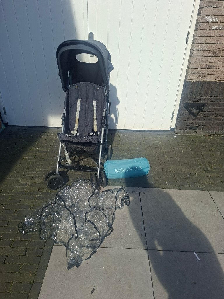 Koelstra buggy met regenhoes en slaapzak, Ophalen, Gebruikt, Koelstra, Regenhoes