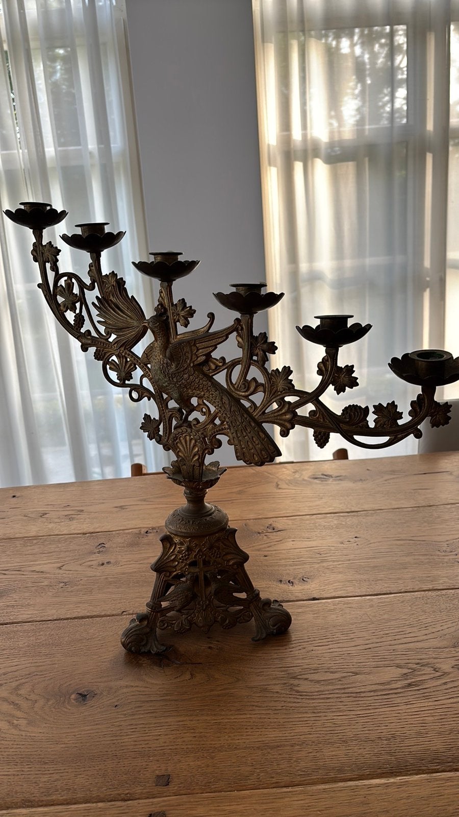 Koperen kandelaar, Antiek en Kunst, Ophalen of Verzenden, Koper of Brons