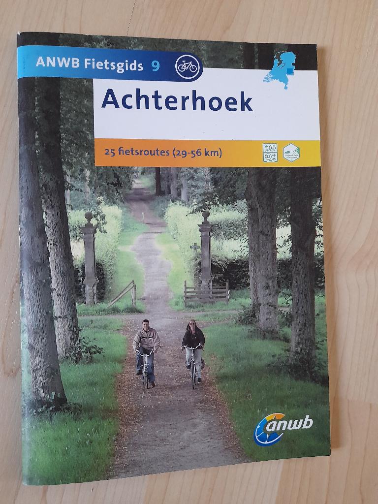 ANWB FIETSGIDS 4, 5, 6B en 9 DRENTHE OOST HONDSRUG, VECHTDAL, Ophalen of Verzenden, Zo goed als nieuw, Overige onderwerpen