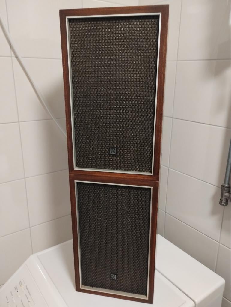 Zeldzame vintage jaren zestig National SB-130 luidsprekers, Ophalen of Verzenden, 25 tot 50 cm, Minder dan 100 cm