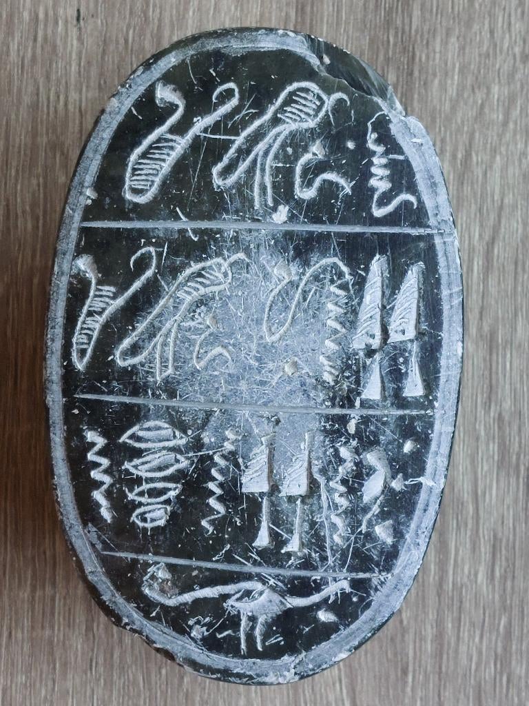 Scarabee egyptisch, Verzamelen, Ophalen of Verzenden, Zo goed als nieuw, Religie