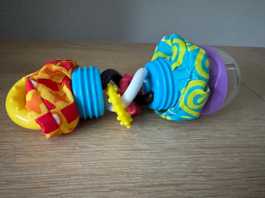 Playgro schudrammelaar en bijtring, Ophalen of Verzenden, Zo goed als nieuw, Overige typen