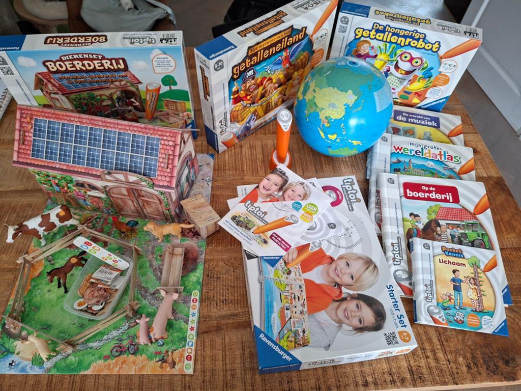 Tiptoi Starter Set met veel uitbreiding, spellen en boeken, Kinderen en Baby's, Speelgoed | Educatief en Creatief, Ophalen, Gebruikt