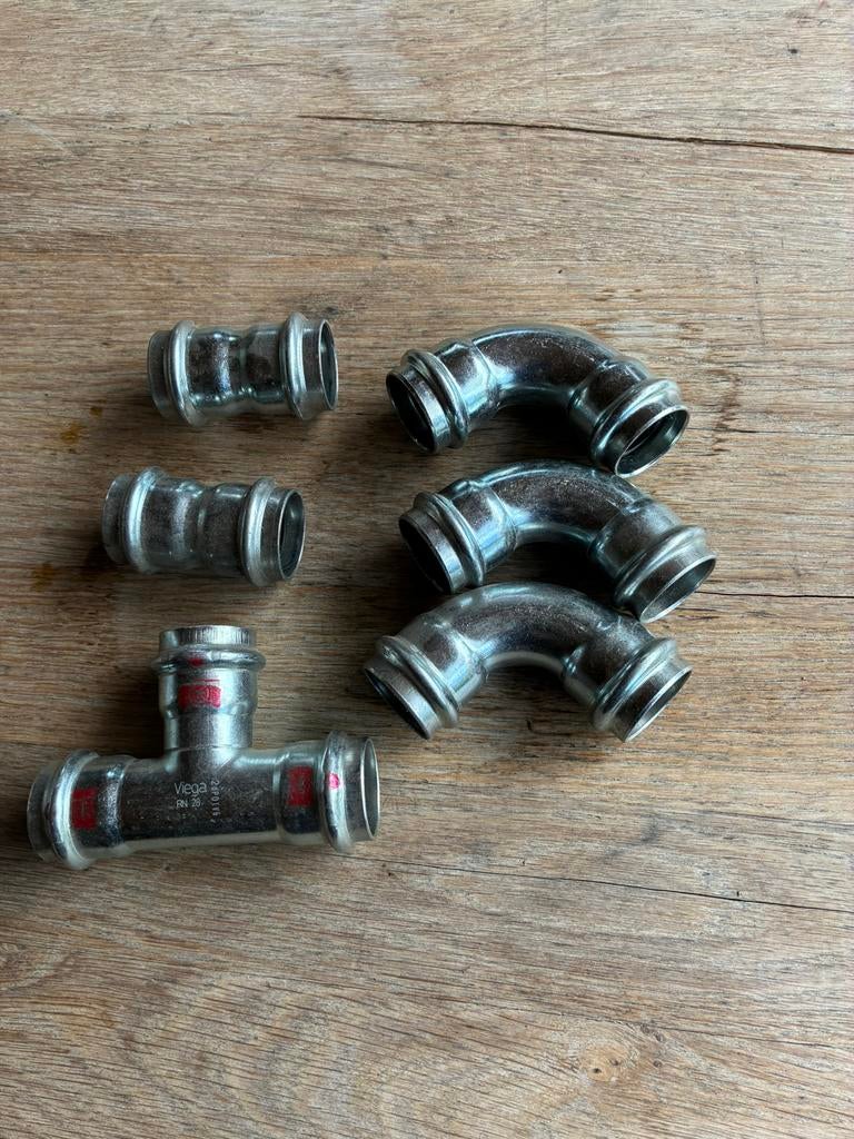 Viega persfittingen 28 mm, Overige materialen, Overige typen, Nieuw, Minder dan 2 meter