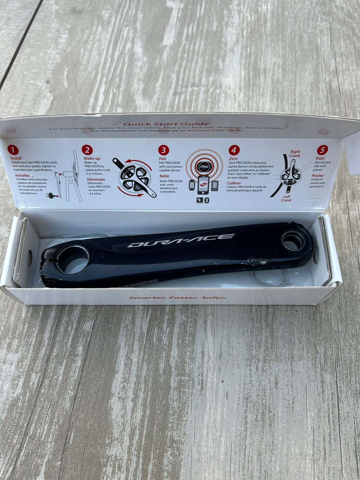 4iiii Dura Ace R9100 Powermeter 172,5mm, Fietsen en Brommers, Fietsonderdelen, Crankstel of Pedalen, Gebruikt, Ophalen of Verzenden