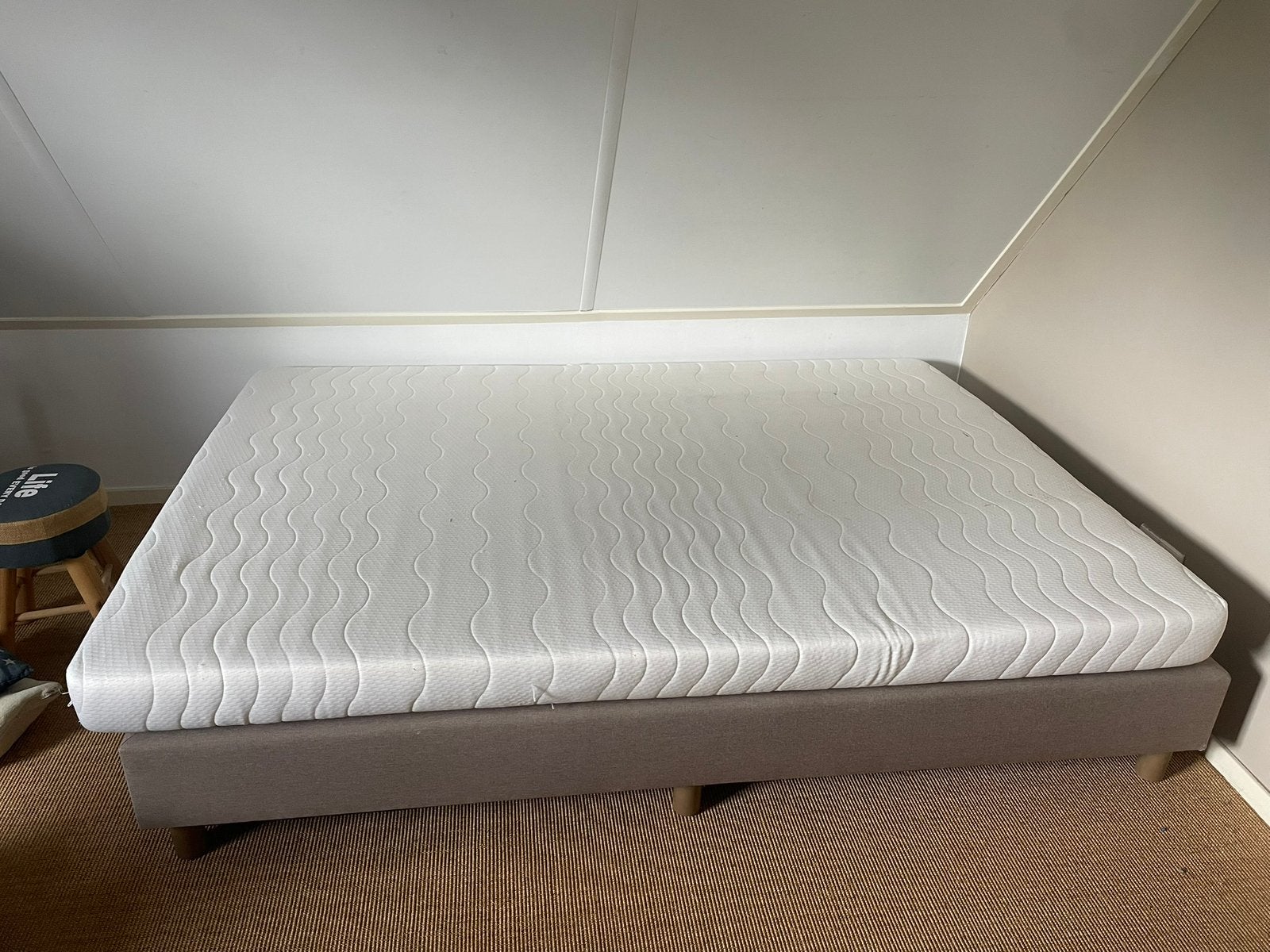 Boxspring ikea, Ophalen, Zo goed als nieuw, Tweepersoons, 140 cm
