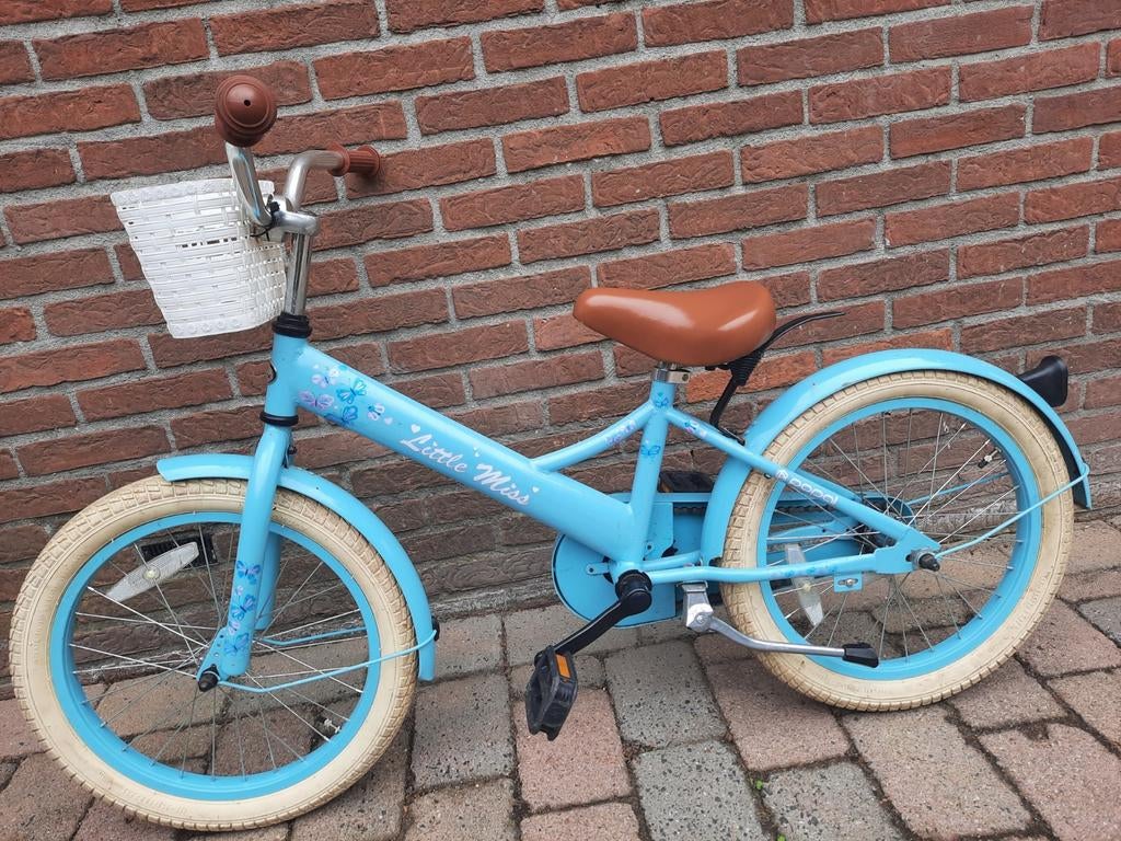Kinderfiets little miss 18 inch, Fietsen en Brommers, Fietsen | Kinderfietsjes, Ophalen, Gebruikt, 16 tot 20 inch, Little Miss