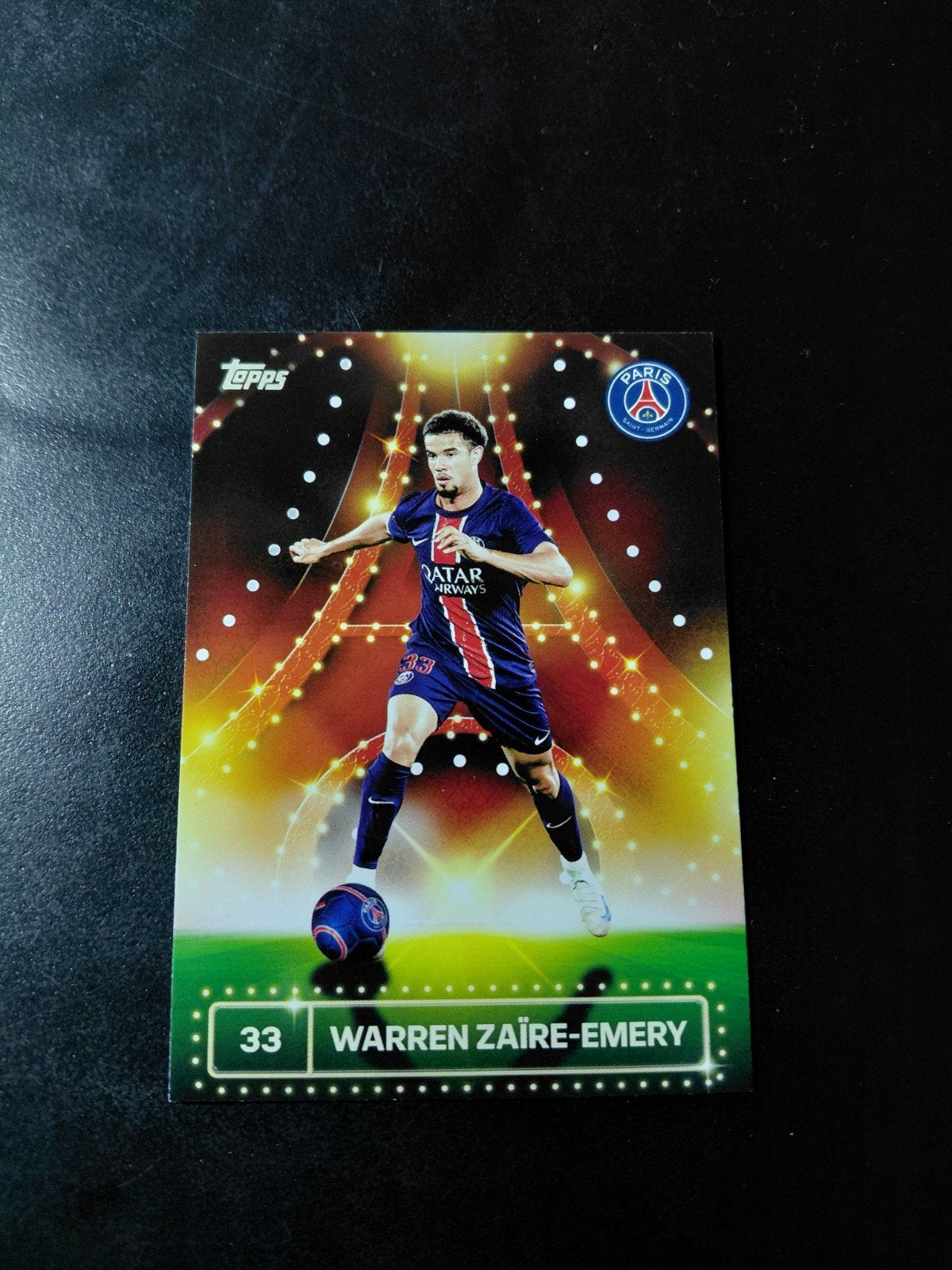 Warren zaire-emery (psg) topps team set insert, Ophalen of Verzenden, Nieuw, Buitenlandse clubs, Spelerskaart