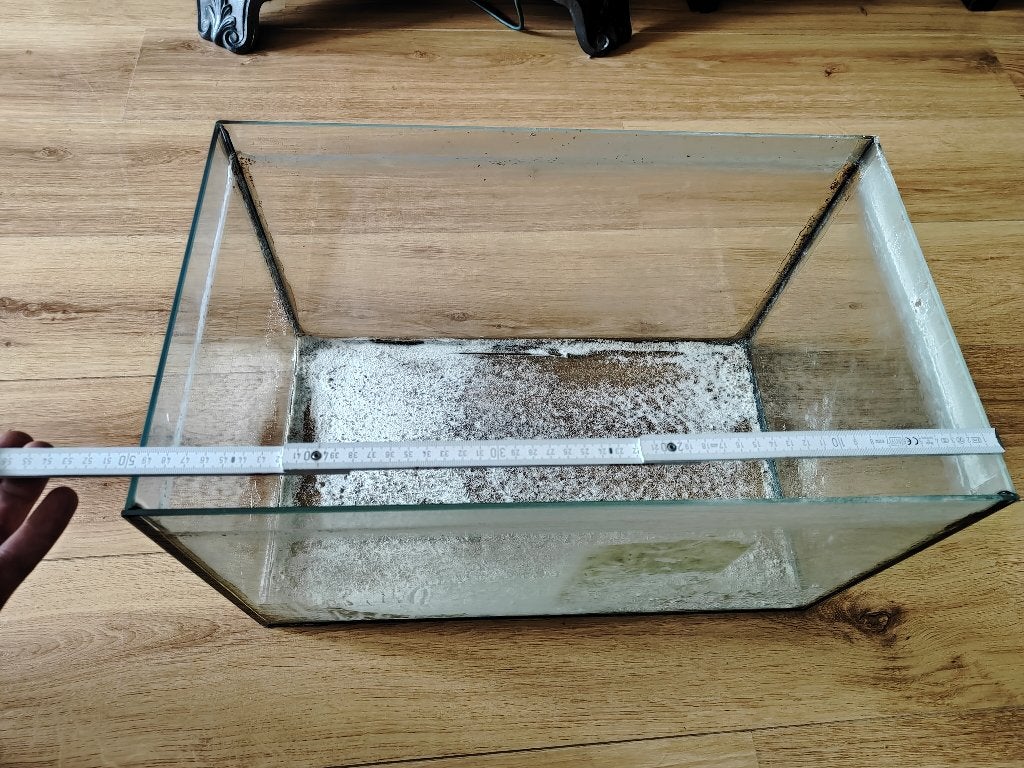Aquarium 50x30x30, Dieren en Toebehoren, Ophalen, Gebruikt, Leeg aquarium