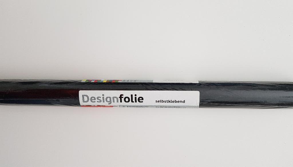 Design- of decoratiefolie zelfklevend mat zwart 45 x 200 cm., Huis en Inrichting, Ophalen of Verzenden, Nieuw