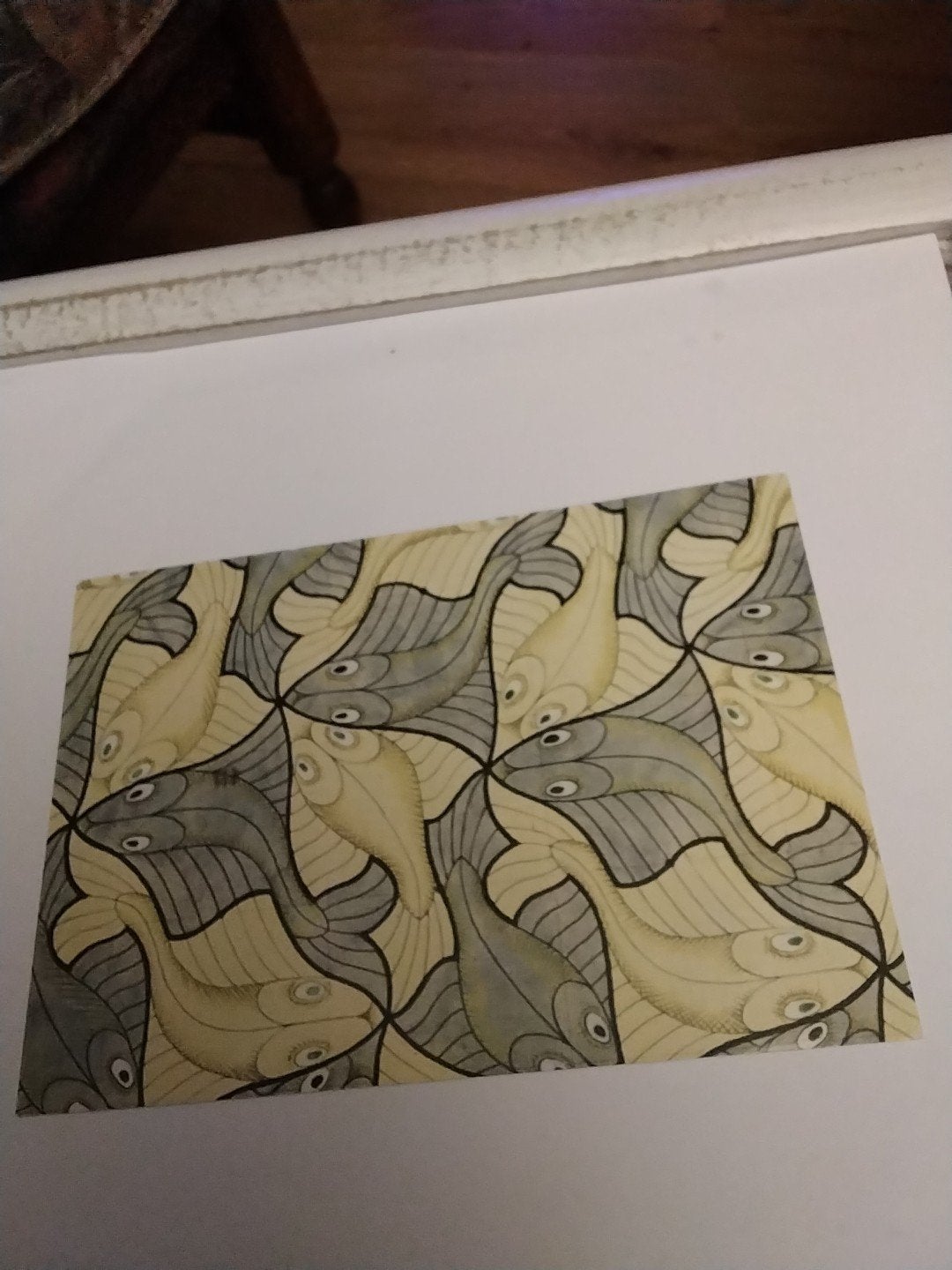 kaart M.C. Escher 'Symmetry Drawing E41' (detail) -, Ophalen of Verzenden