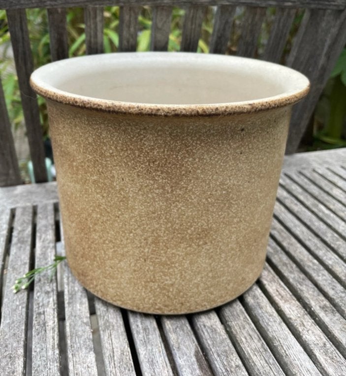 Grote vintage bloempot, Tuin en Terras, Ophalen, Rond, Zo goed als nieuw, Aardewerk