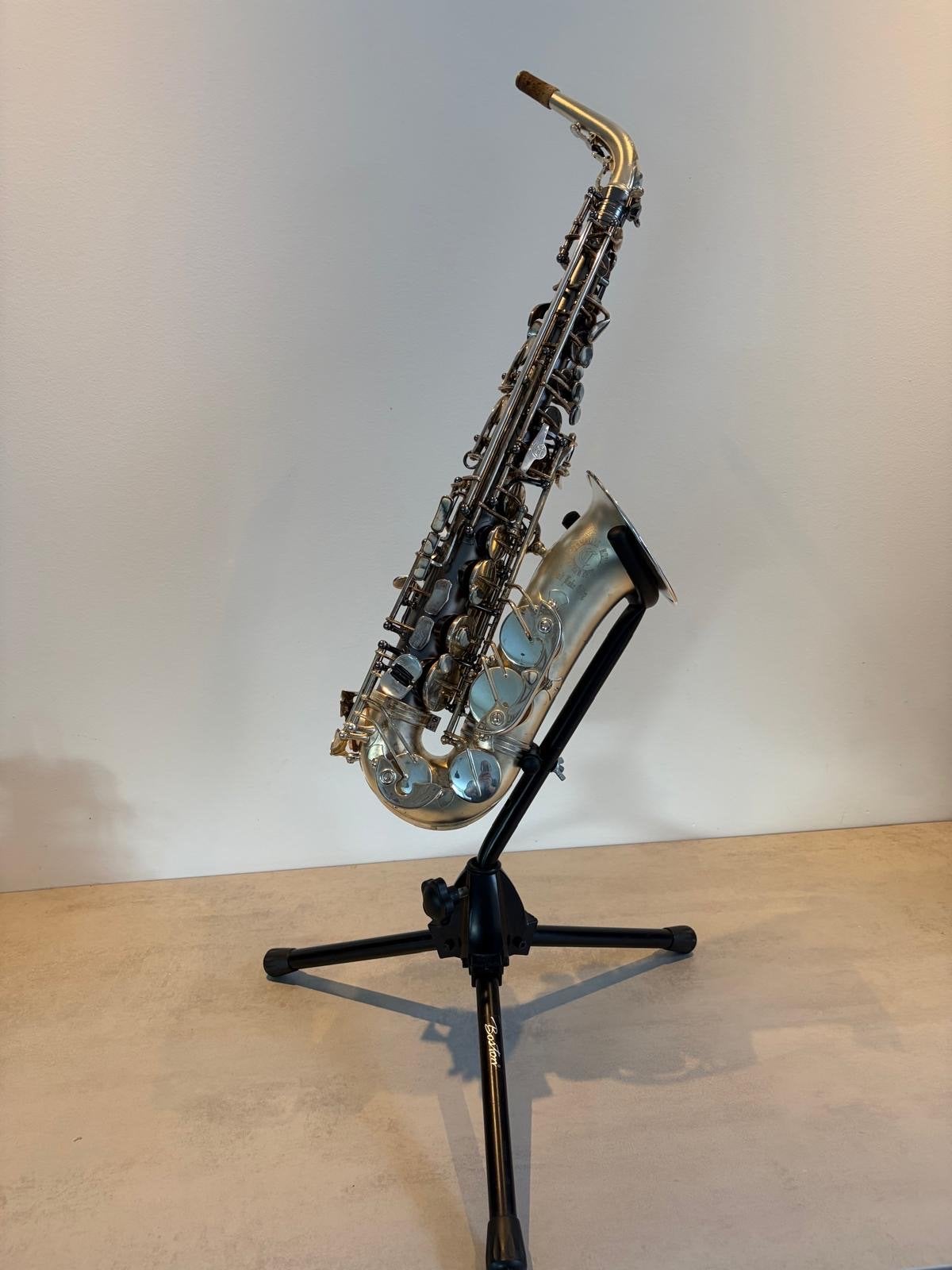 Cannonball Big Bell HS Hotspur Altsaxofoon - Verzilverd, Muziek en Instrumenten, Ophalen, Zo goed als nieuw, Alt, Met koffer