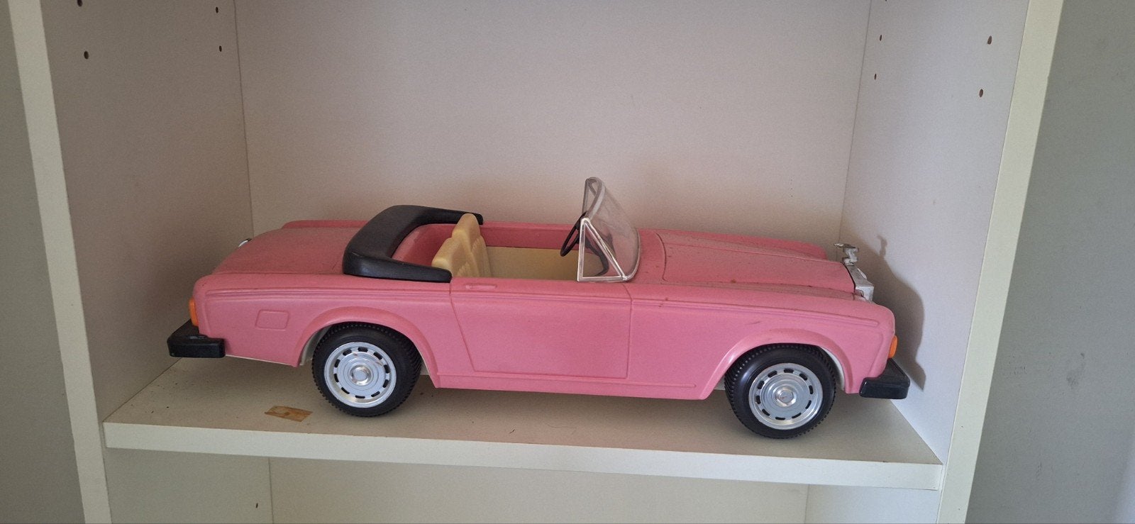 Vintage Barbie auto - Roze cabriolet, Ophalen of Verzenden, Gebruikt