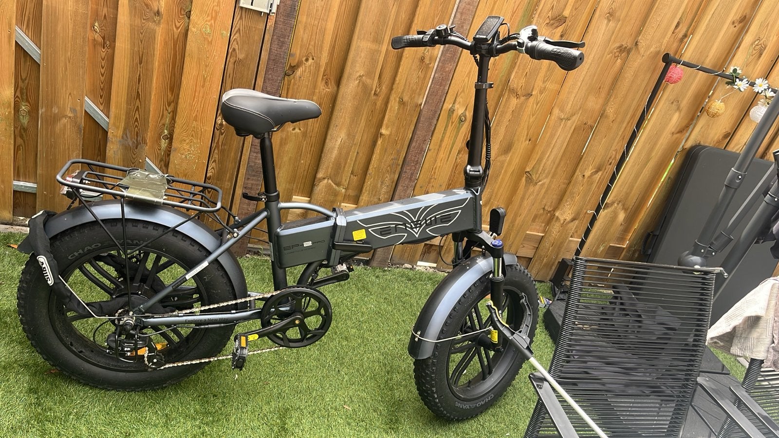 Elektronische opvouwbare fatbike - Zo goed als nieuw, Fietsen en Brommers, Elektrisch, Zo goed als nieuw, Schijfrem, Ophalen