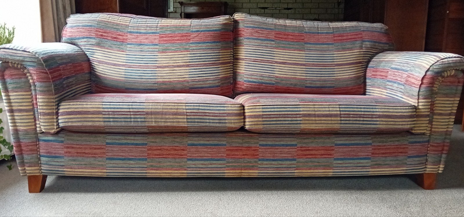 Tweezitsbank, Ophalen, Gebruikt, 75 tot 100 cm, 200 tot 250 cm