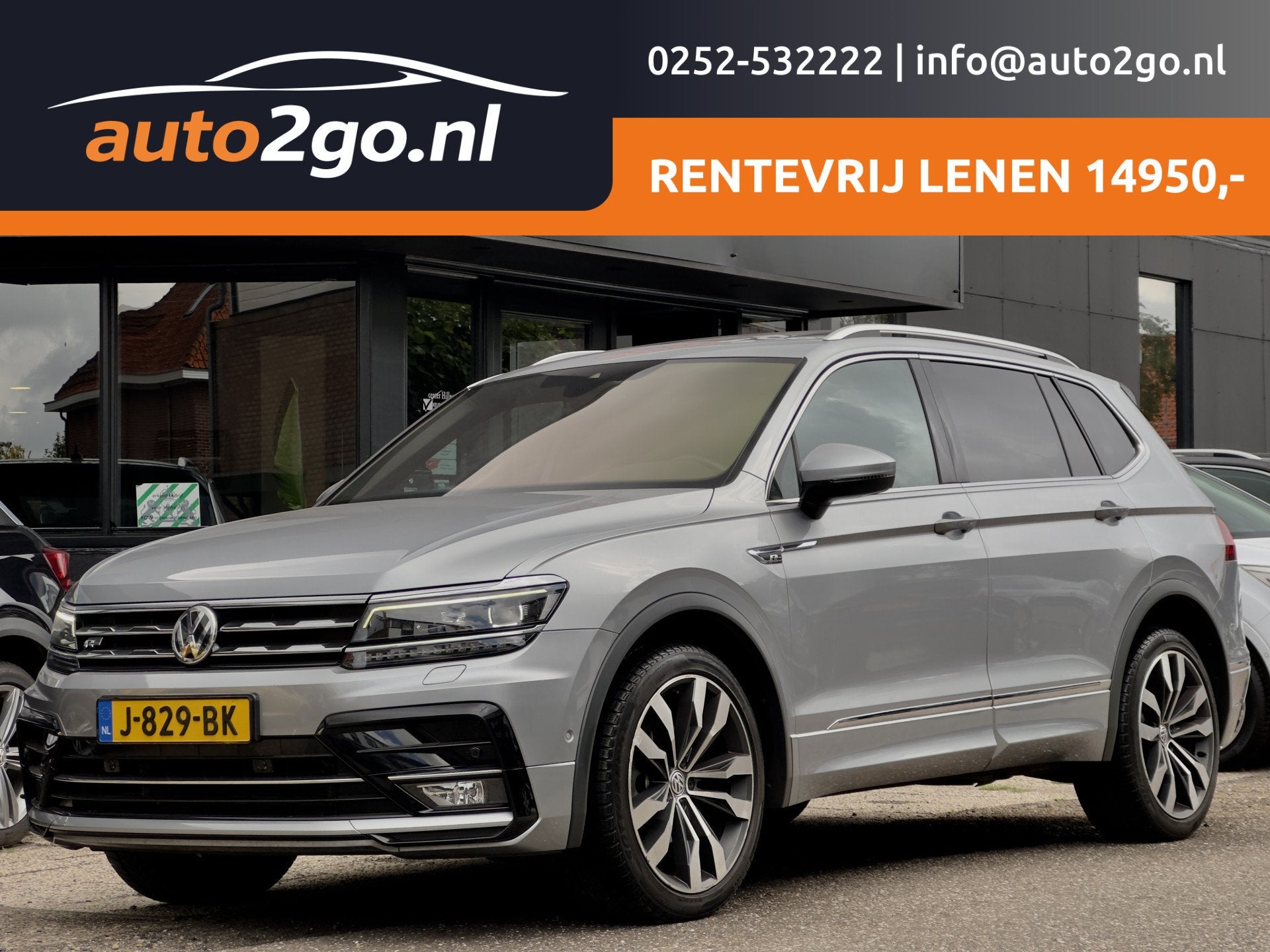 Volkswagen Tiguan Allspace 1.5 TSI AUT7 3x R-LINE 7PERS PANO, Auto's, Automatische klimaatregeling, Euro 6, 150 pk, 7 stoelen