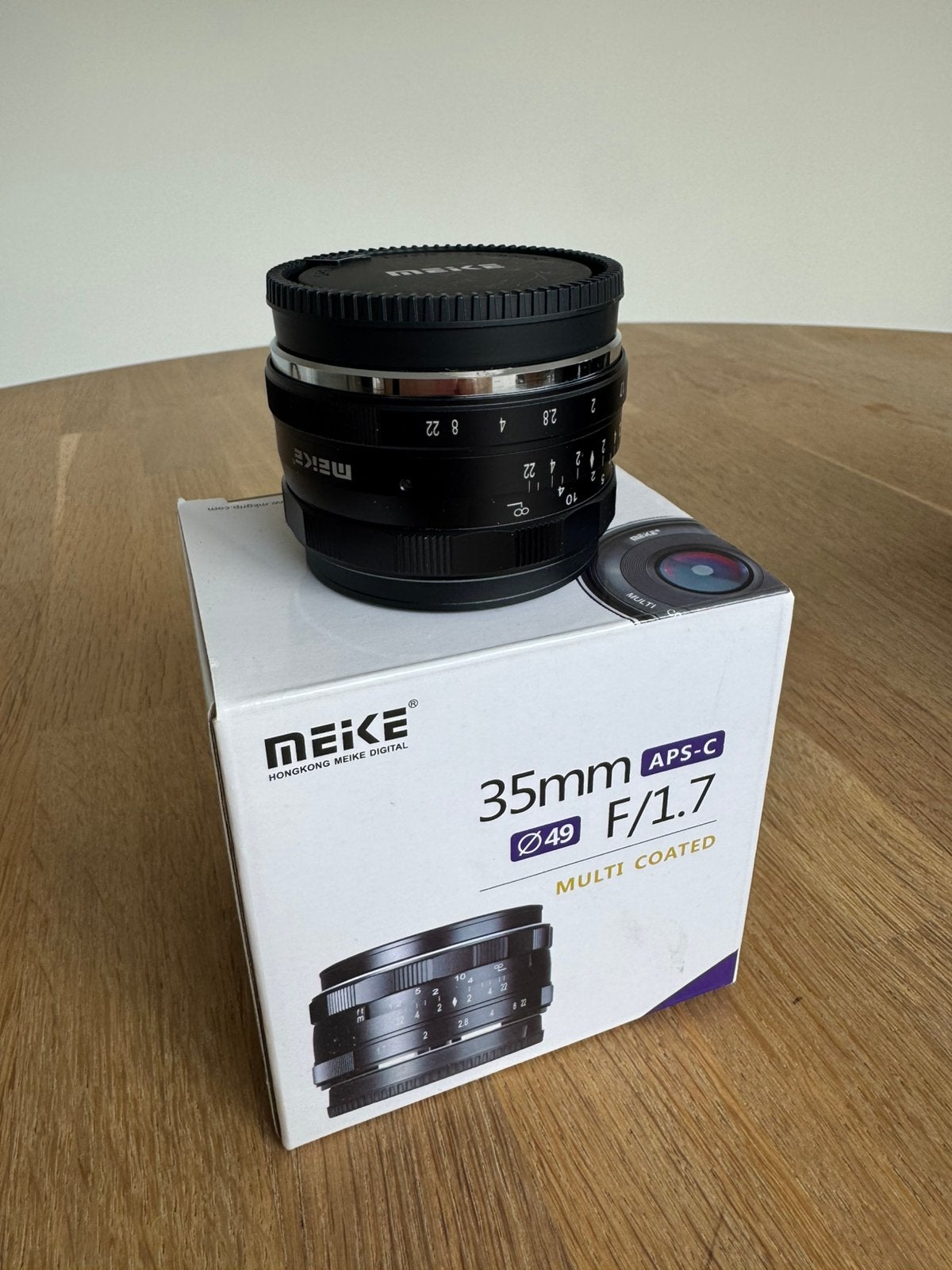 Meike 35mm f/1.7 voor Fujifilm X – nette staat, Overige merken, 35 mm, Ophalen of Verzenden, Zo goed als nieuw