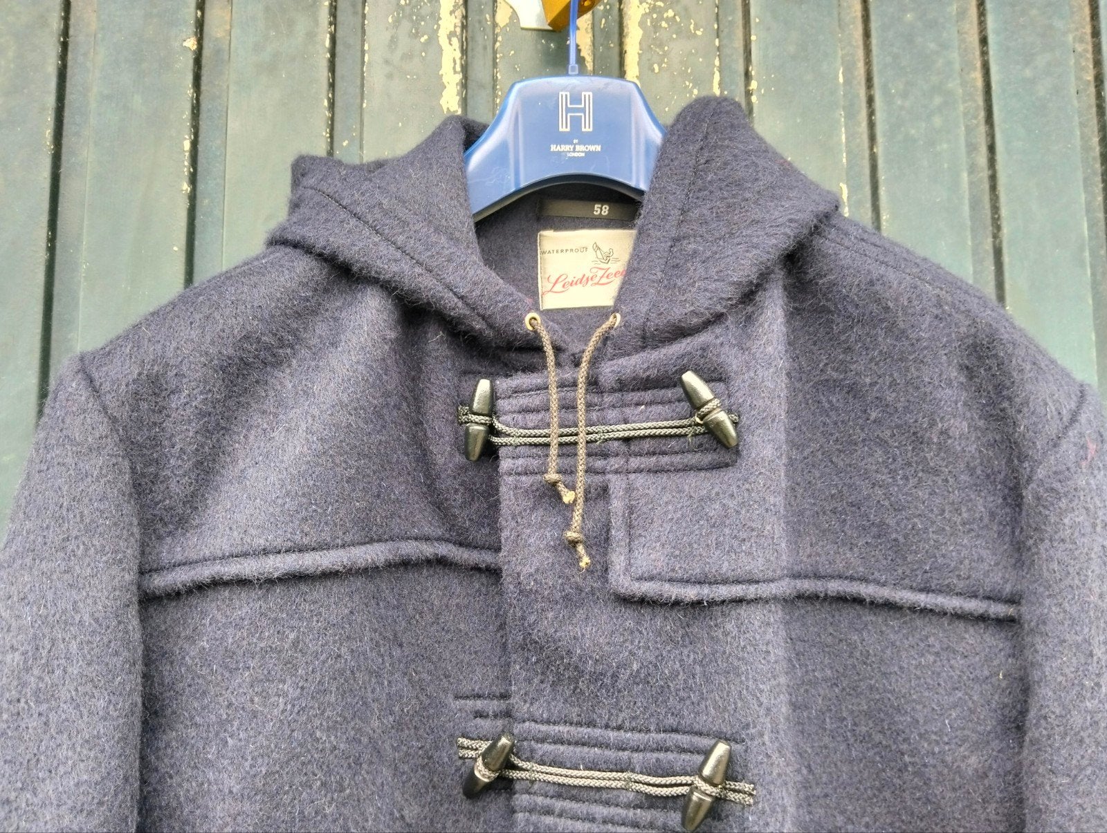 Vintage Leidsche Zeeduffel Duffle Coat - Maat 58, Overige maten, Zo goed als nieuw, Leidsche Zeeduffel, Verzenden