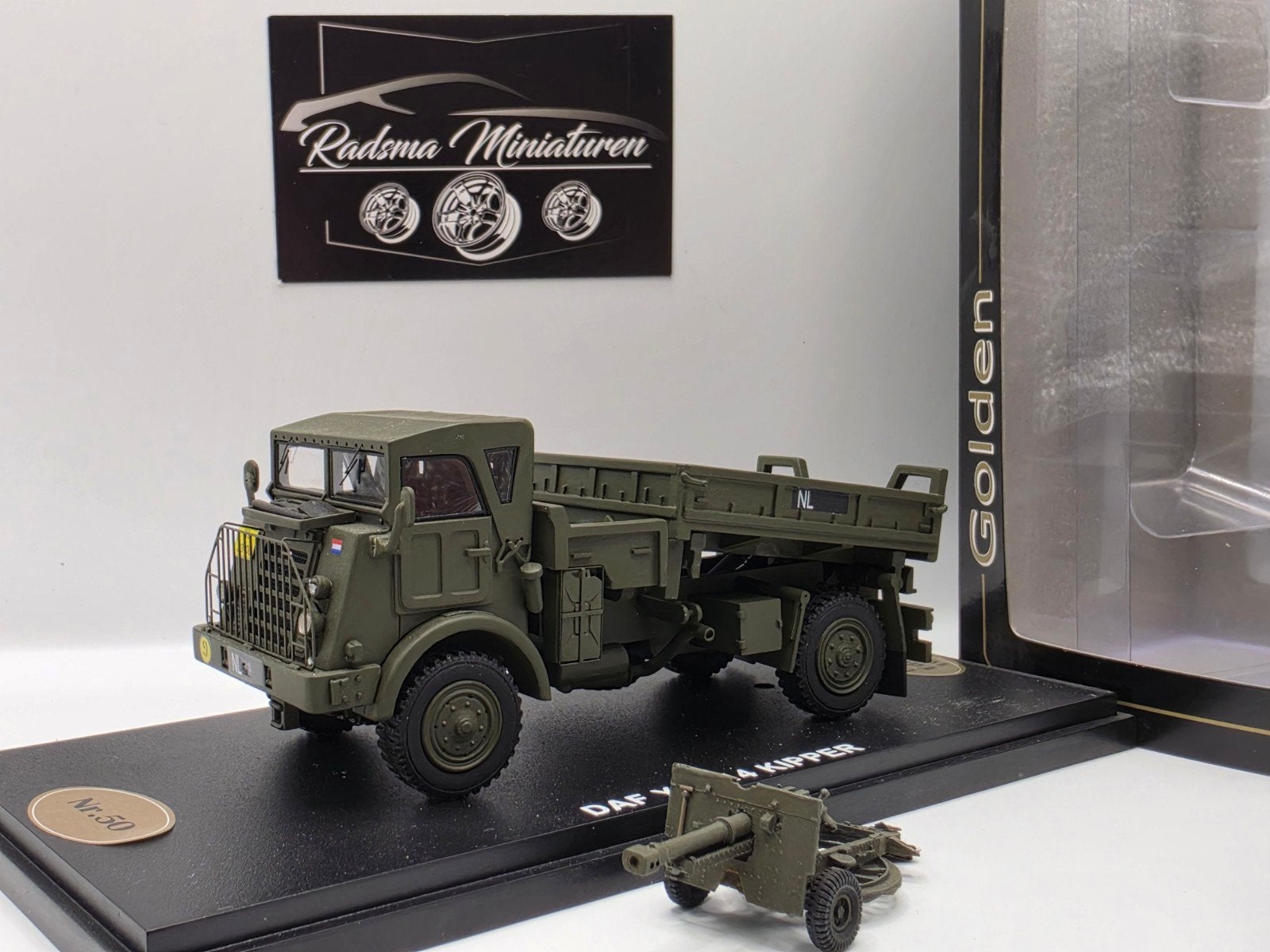 DAF YA-314 Kipper - Landmacht / Leger - 1:50 Golden Oldies, Ophalen of Verzenden, Zo goed als nieuw, Bus of Vrachtwagen, Golden oldies