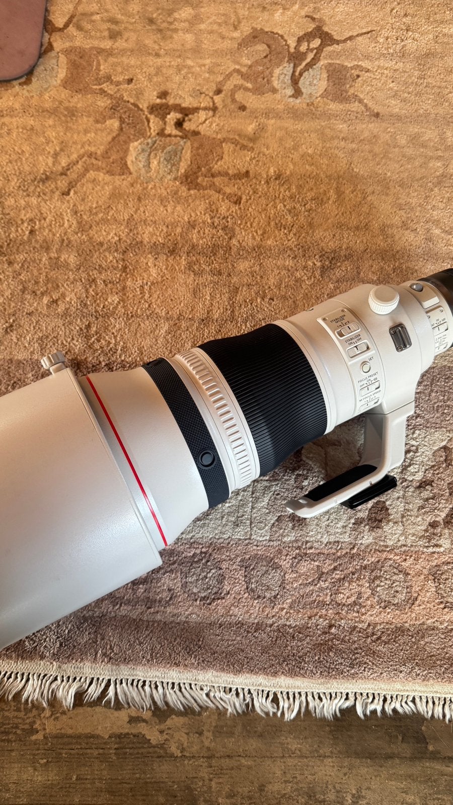 Canon RF 400mm f/2.8 L IS USM, Audio, Tv en Foto, Rugtas, Canon, Gevoerd, Ophalen of Verzenden