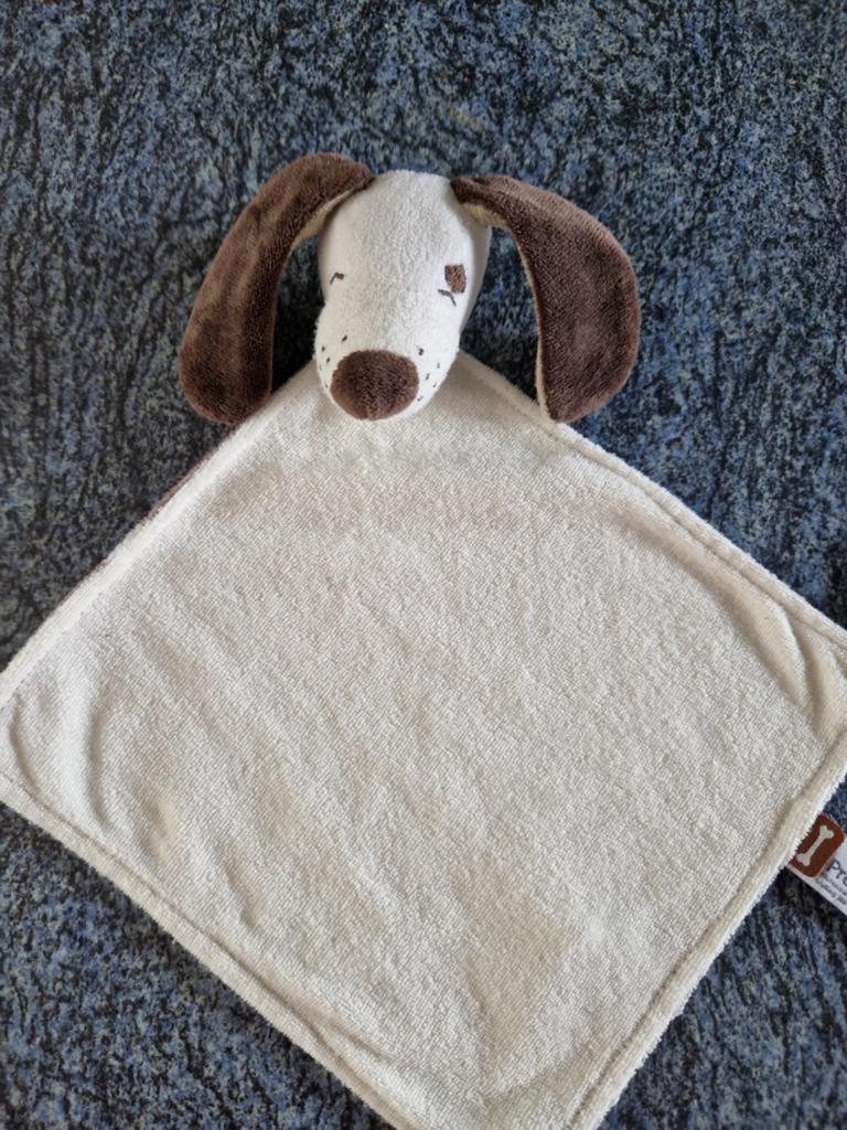 Prenatal knuffeldoekje hond, Ophalen of Verzenden, Zo goed als nieuw, Hond, Prénatal