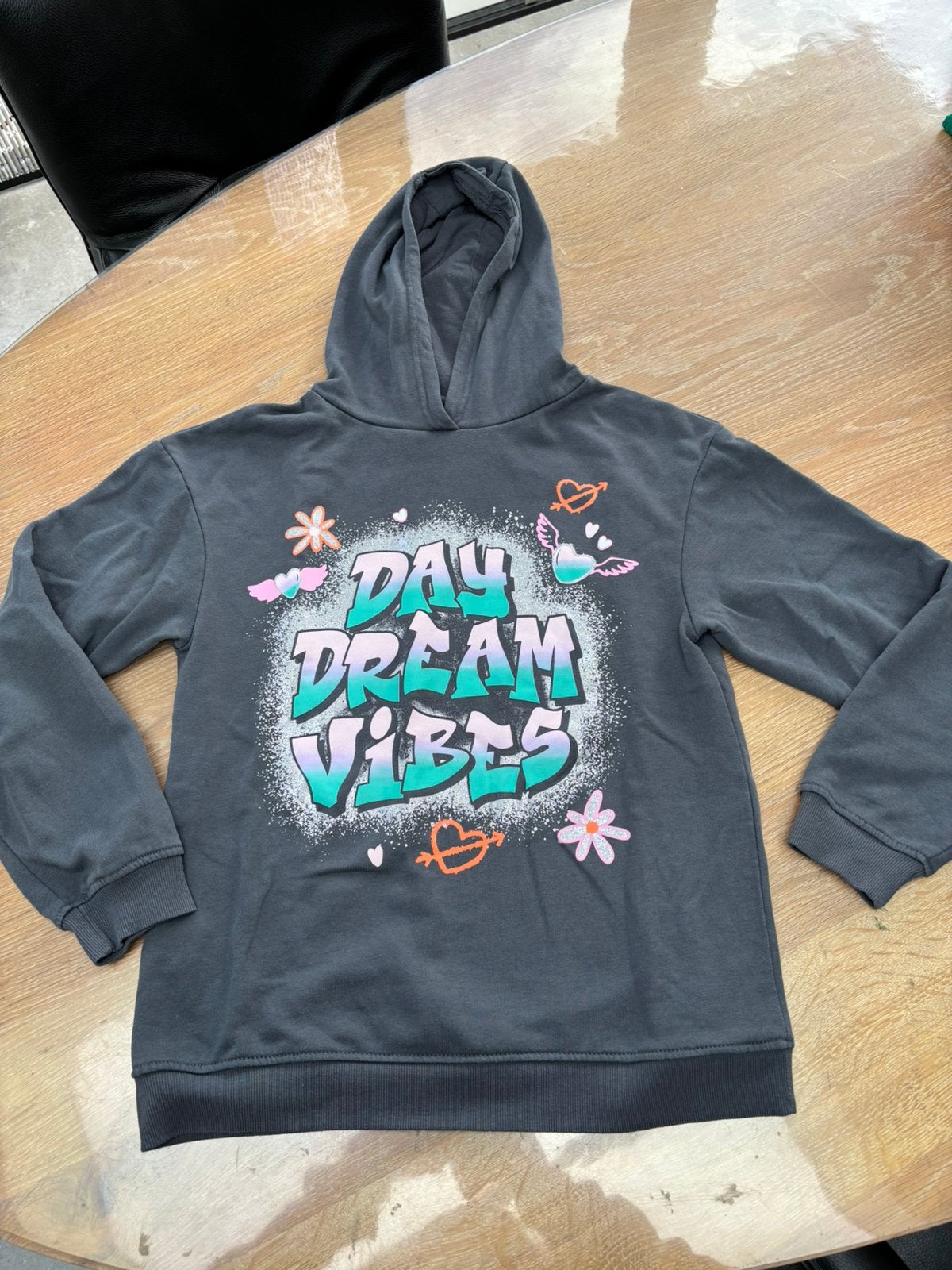 Prachtige hoodie primark maat 158 grijs, Ophalen of Verzenden, Zo goed als nieuw, Meisje, Trui of Vest