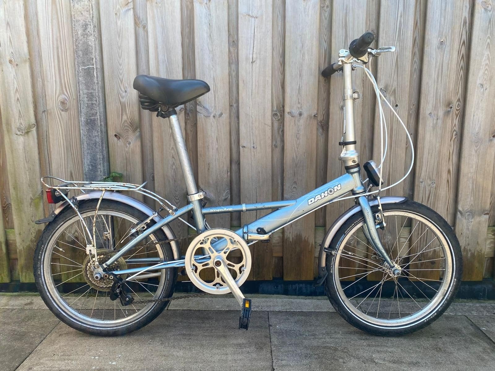 Dahon impulse vouwfiets met 7 versnellingen en nieuwe kabels, Fietsen en Brommers, 20 inch of meer, Gebruikt, Versnellingen, Ophalen of Verzenden