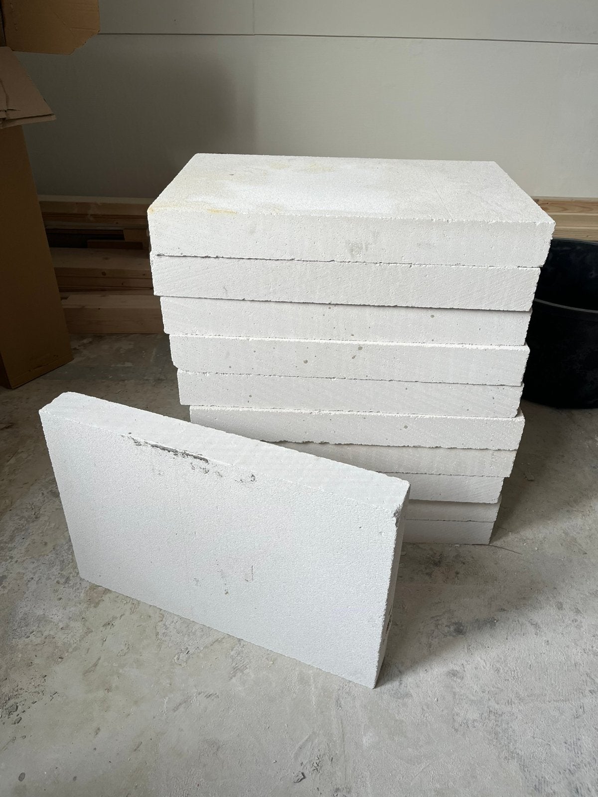 11 cellenbeton blokken 60x40x7, Doe-het-zelf en Verbouw, Ophalen, Zo goed als nieuw, Kalkzandstenen