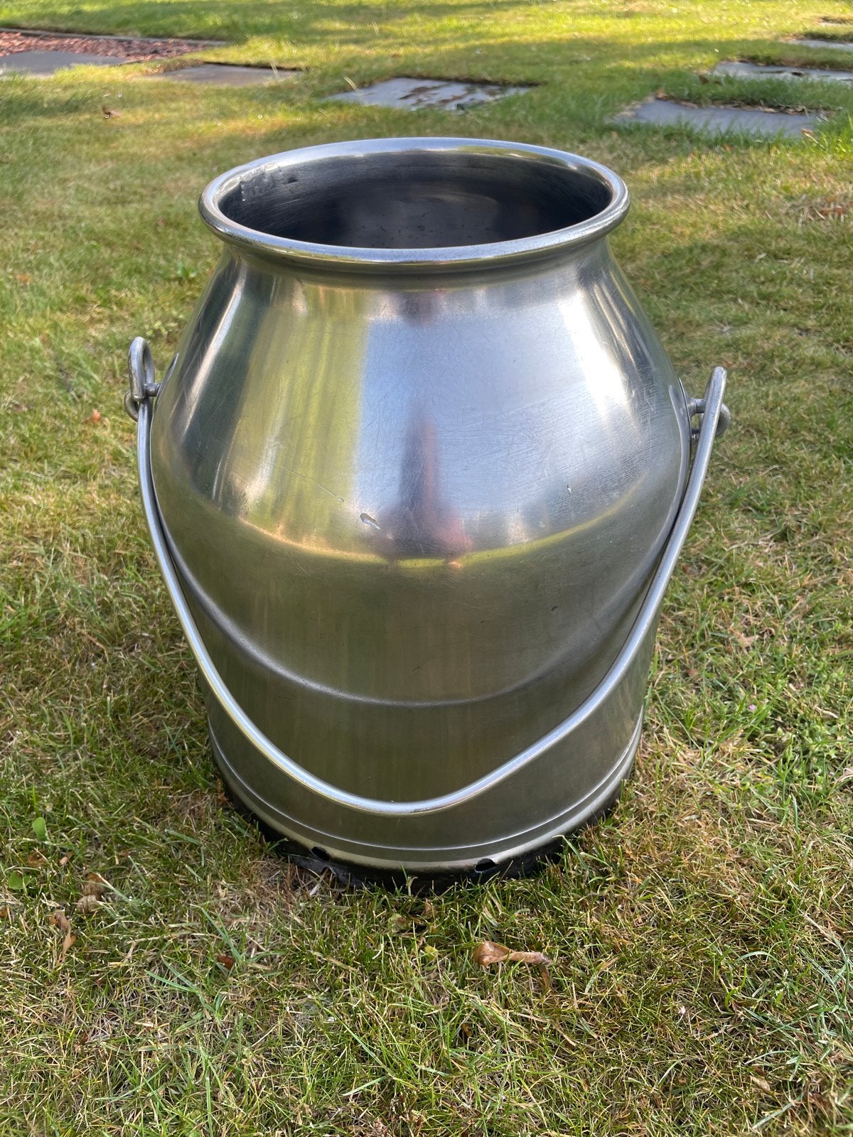 Ouderwetse RVS Melkketel 25 liter, Ophalen of Verzenden