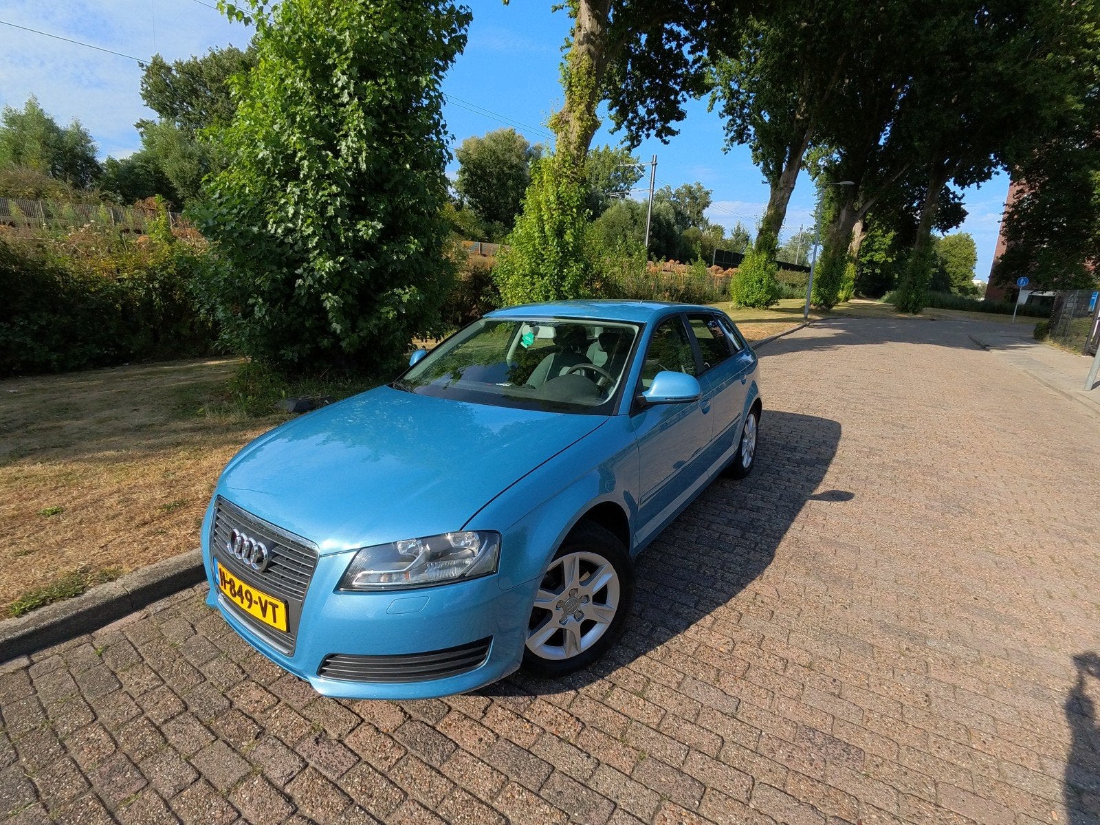 Audi A3 1.4 Tfsi 92KW Sportback S-tronic 2009 Blauw, Auto's, 125 pk, 4 cilinders, Blauw, 1200 kg