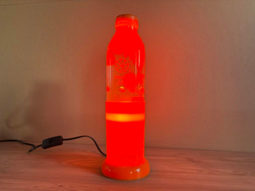 Vintage Orange Motion Lava Lamp 1999 Retro Design Lamp, Ophalen of Verzenden, Zo goed als nieuw, Minder dan 50 cm
