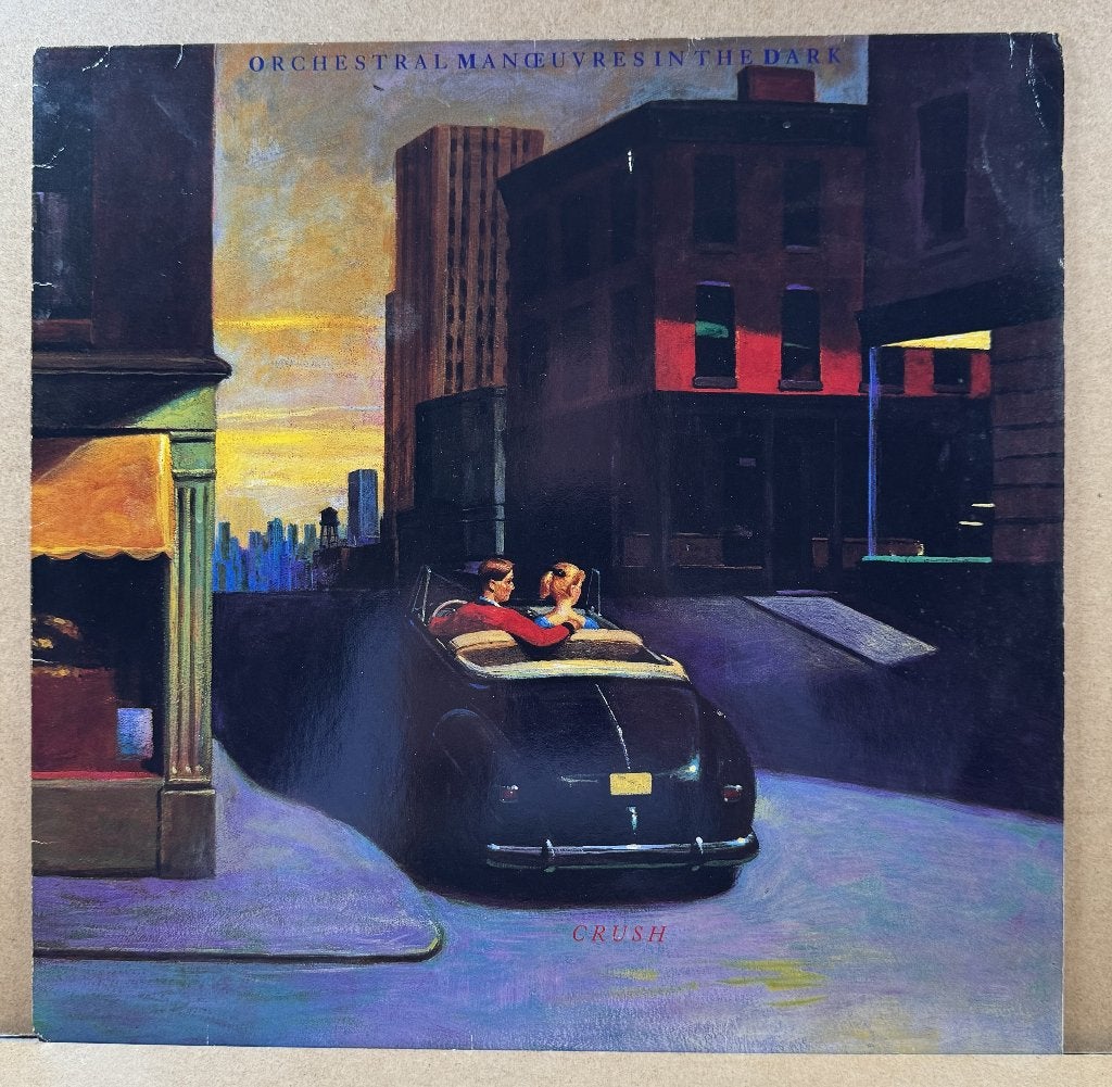 LP - Orchestral Manoeuvres in the Dark (OMD) - Crush, Cd's en Dvd's, Vinyl | Pop, Gebruikt, Beschermende buitenhoes, Inclusief binnenhoes