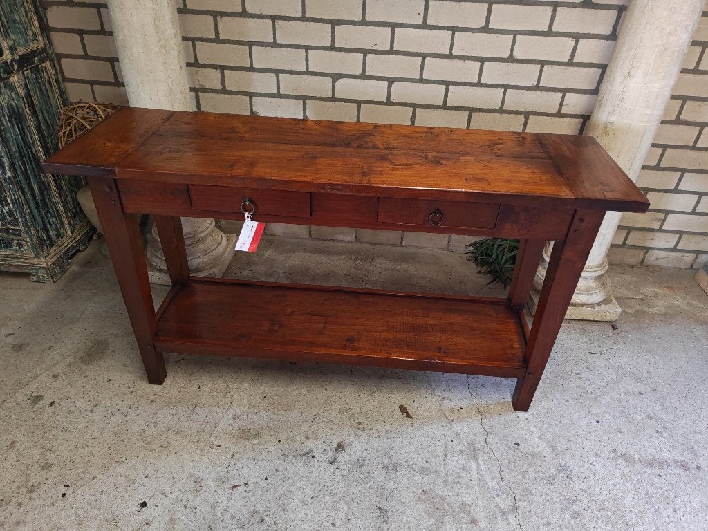 Teak Sidetable, Ophalen, TEAK, 100 tot 150 cm, Teakhout