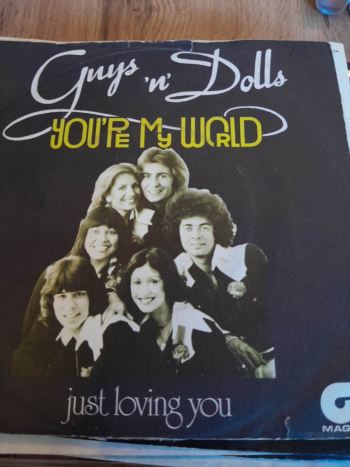 guys ,n, dolls 7inch you,re my world, Cd's en Dvd's, Ophalen of Verzenden, Zo goed als nieuw, Pop