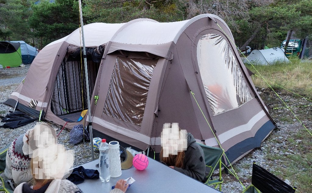 Katoenen tent: Outwell type Niagara Falls 5 personen, Caravans en Kamperen, Tenten, Ophalen, Gebruikt, Tot en met 5