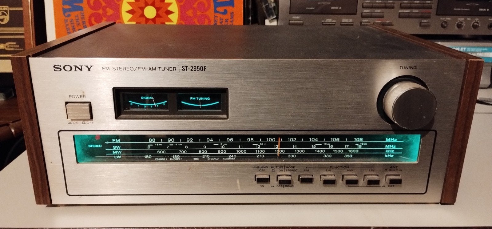Sony ST-2950F tuner, Ophalen