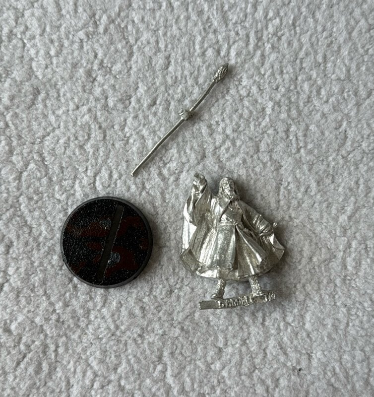 MESBG Gandalf the white (metal), Ophalen of Verzenden, Zo goed als nieuw, Warhammer