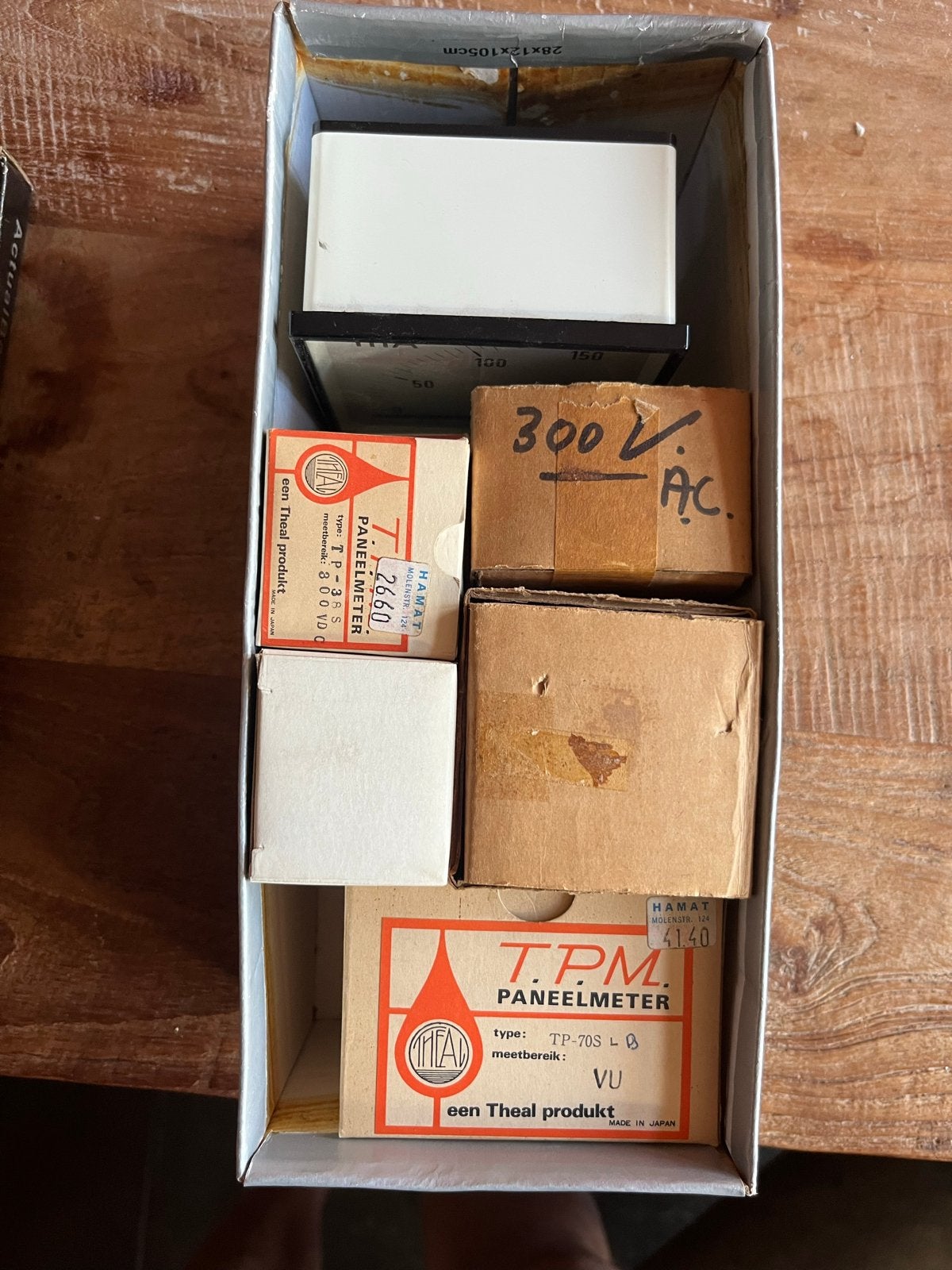 Doos vol met diverse paneelmeters (nieuw in doos), Ophalen of Verzenden, Nieuw, Elektriciteit