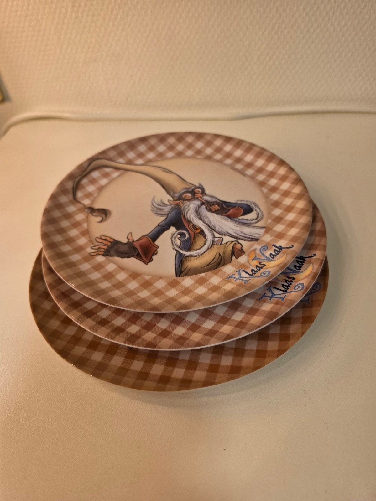 3x bordje klaas vaak efteling, Verzamelen, Ophalen of Verzenden