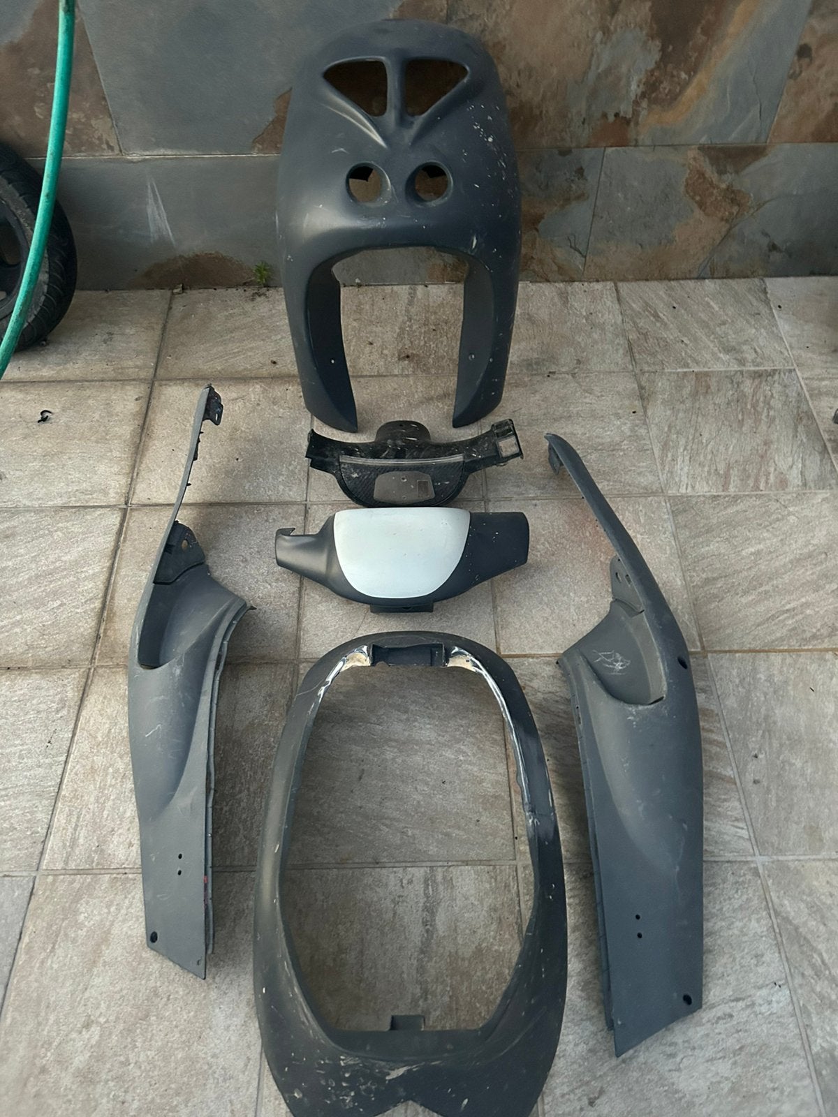 Piaggio zip SP98 kappen set circuit race kap SP 98 onderdele, Ophalen of Verzenden