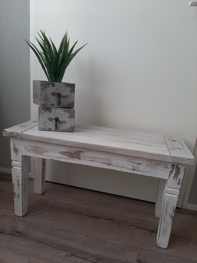 Tafel, Gebruikt, 75 cm of meer, Rechthoekig, Brocante