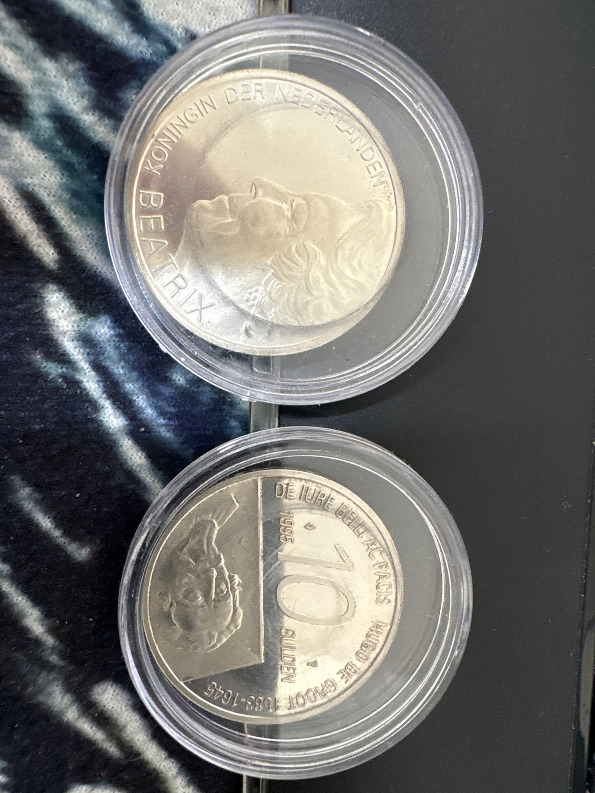 Zilveren 10 Gulden munt Koningin Beatrix 1995, Koningin Beatrix, Zilver, Ophalen of Verzenden, Losse munt