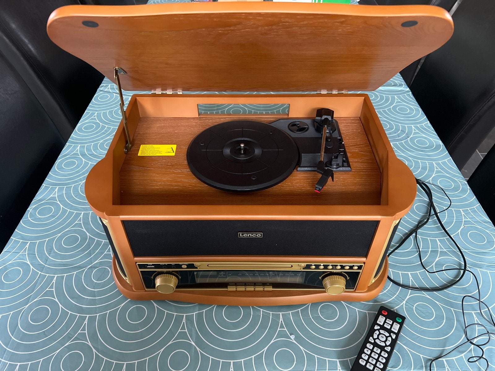 Lenco Platenspeler met CD/Radio/USB - Zo goed als nieuw, Overige merken, Ophalen of Verzenden, Zo goed als nieuw, USB-aansluiting