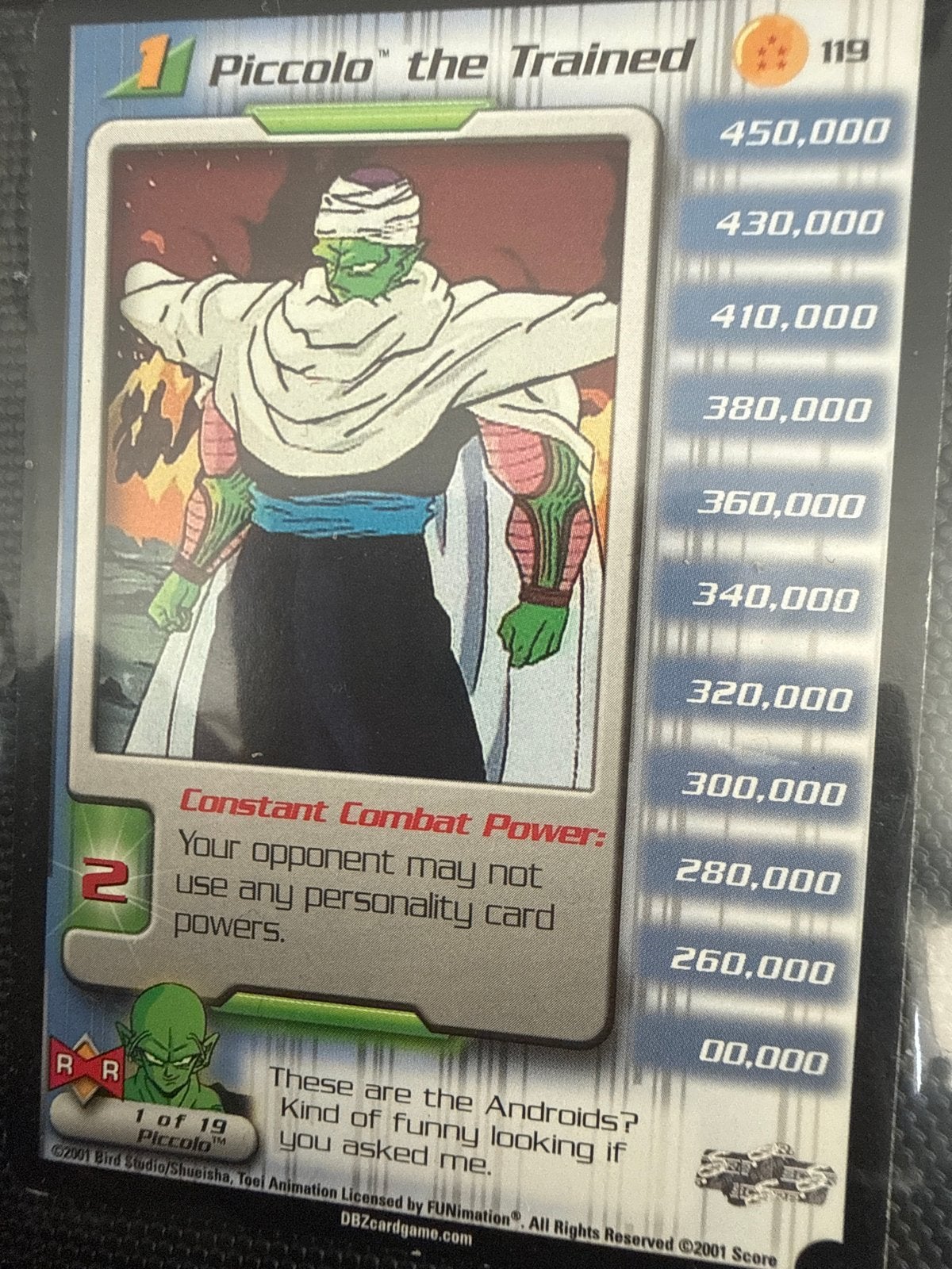 Dragon Ball Z TCG: Piccolo the Trained (1 van 19), Verzamelen, Ophalen of Verzenden, Zo goed als nieuw